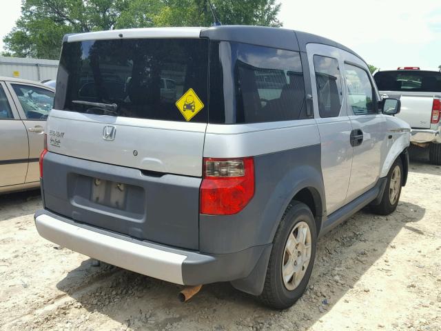 5J6YH18328L017368 - 2008 HONDA ELEMENT LX SILVER photo 4