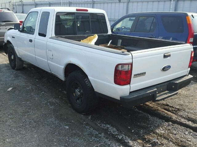 1FTZR44U04TA19265 - 2004 FORD RANGER SUP WHITE photo 3