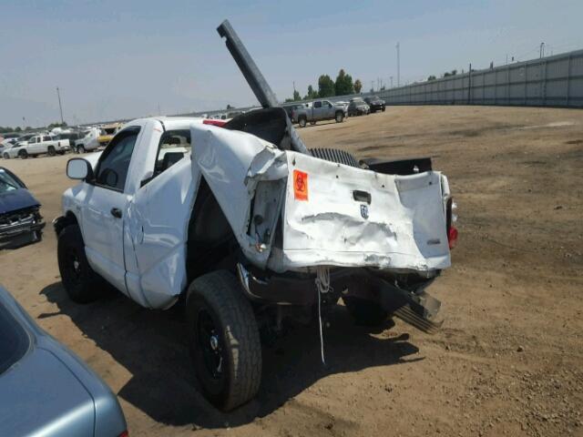 1D7HA16248J124038 - 2008 DODGE RAM 1500 S WHITE photo 3