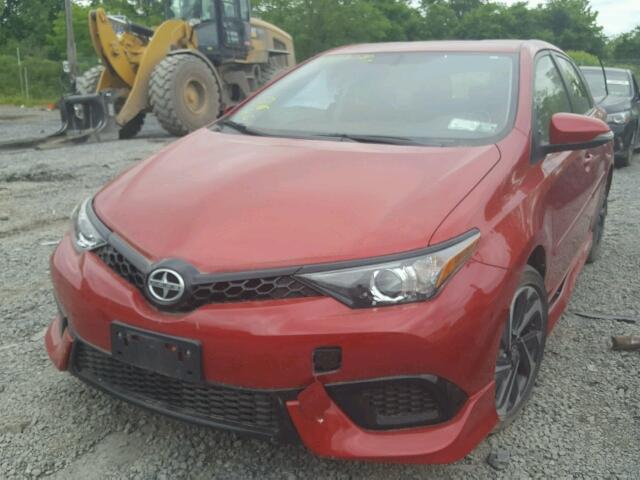 JTNKARJE2GJ510645 - 2016 TOYOTA SCION IM RED photo 2