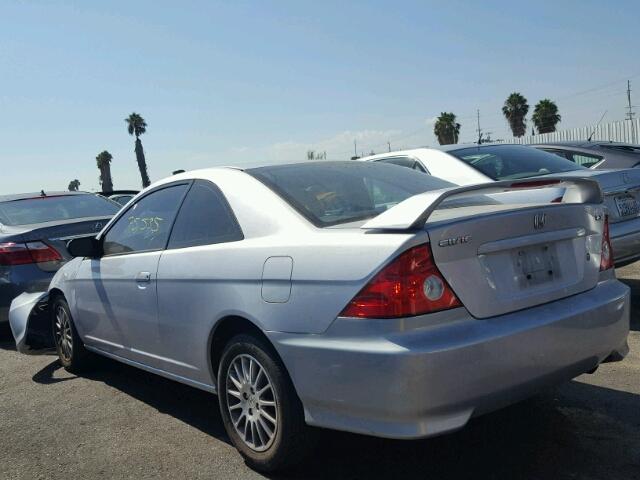 1HGEM22575L080726 - 2005 HONDA CIVIC LX SILVER photo 3