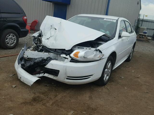 2G1WF5EK3B1143864 - 2011 CHEVROLET IMPALA LS WHITE photo 2