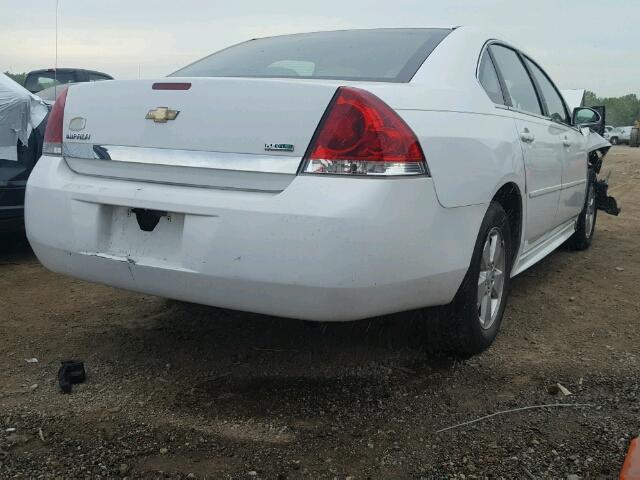 2G1WF5EK3B1143864 - 2011 CHEVROLET IMPALA LS WHITE photo 4