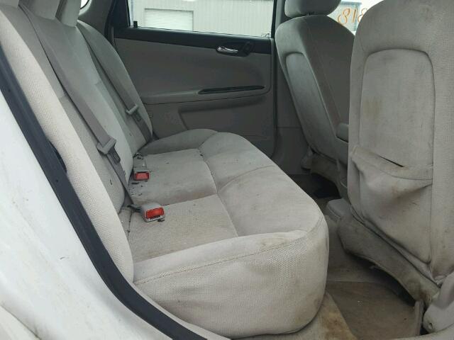 2G1WF5EK3B1143864 - 2011 CHEVROLET IMPALA LS WHITE photo 6