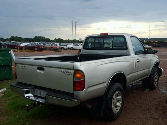 5TENM92N1YZ716084 - 2000 TOYOTA TACOMA PRE GRAY photo 4