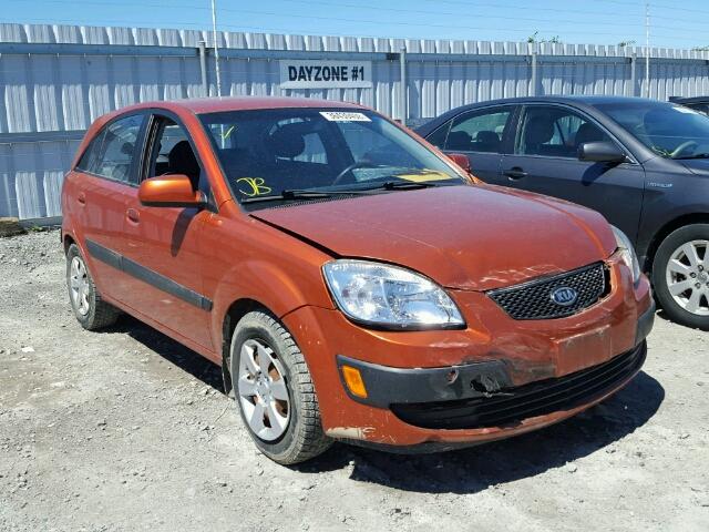 KNADE163266092631 - 2006 KIA RIO 5 ORANGE photo 1