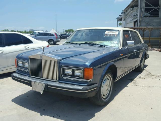 SCAZN42A2ECX10018 - 1984 ROLLS-ROYCE SILVER SPU BLUE photo 2