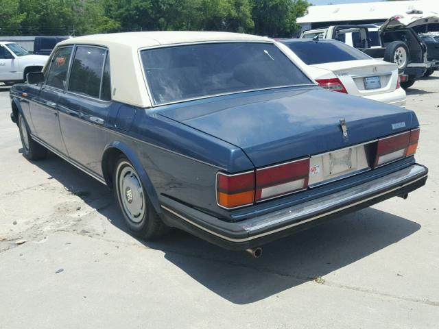 SCAZN42A2ECX10018 - 1984 ROLLS-ROYCE SILVER SPU BLUE photo 3