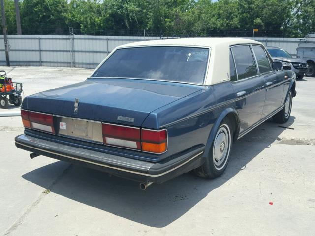 SCAZN42A2ECX10018 - 1984 ROLLS-ROYCE SILVER SPU BLUE photo 4