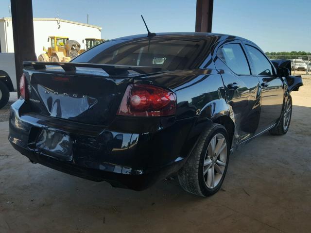 1B3BD1FG6BN544856 - 2011 DODGE AVENGER MA BLACK photo 4