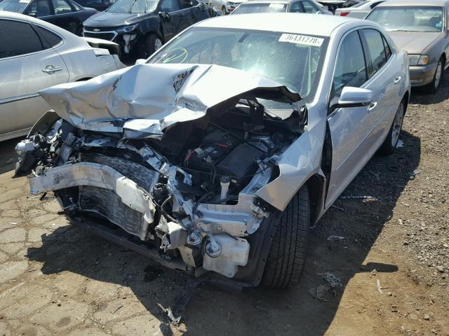 1G11C5SA9DF224331 - 2013 CHEVROLET MALIBU 1LT SILVER photo 2