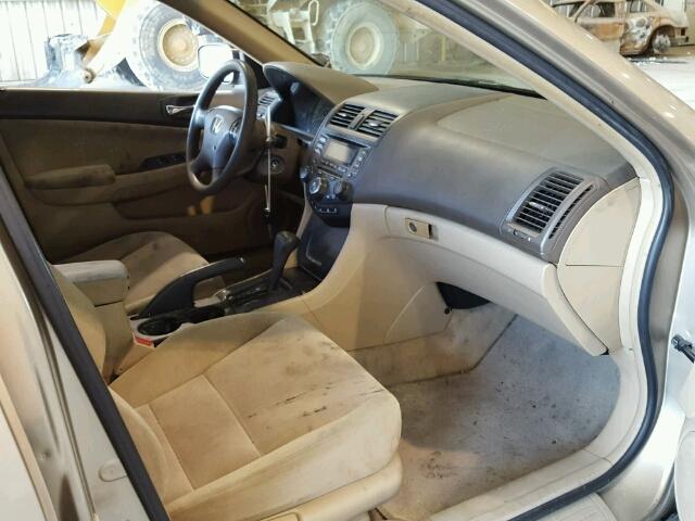 1HGCM66334A066825 - 2004 HONDA ACCORD LX GOLD photo 5