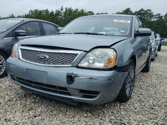 1FAFP24127G123181 - 2007 FORD FIVE HUNDR GREEN photo 2