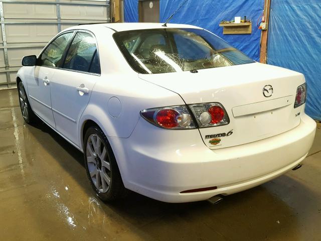 1YVHP80D865M26010 - 2006 MAZDA 6 S WHITE photo 3