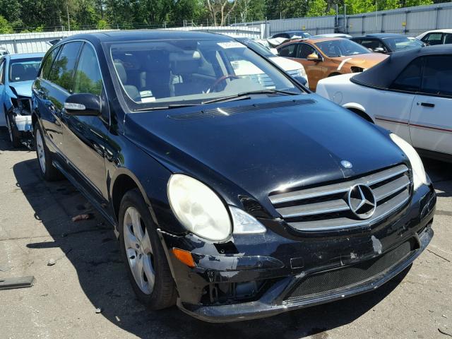 4JGCB75E46A009805 - 2006 MERCEDES-BENZ R 500 BLACK photo 1