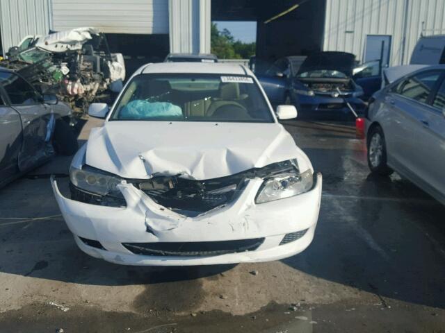 1YVFP80C845N53948 - 2004 MAZDA 6 I WHITE photo 10