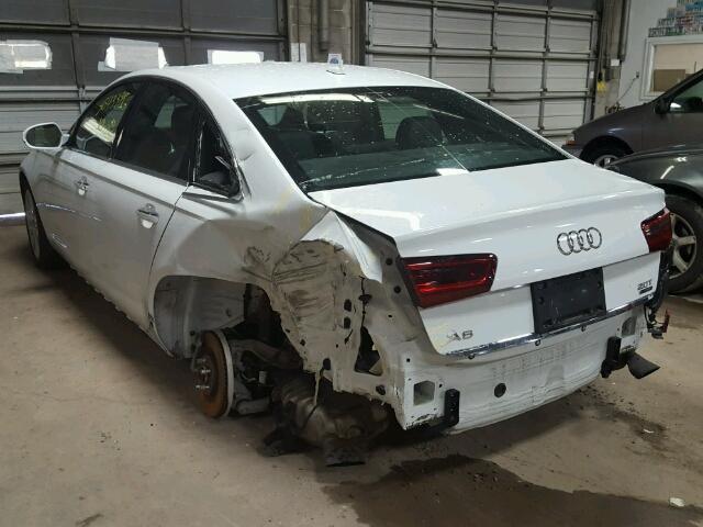 WAUGFAFC5GN132864 - 2016 AUDI A6 WHITE photo 3