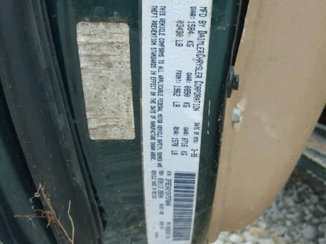 3P3ES42Y2XT576048 - 1999 PLYMOUTH NEON GREEN photo 10