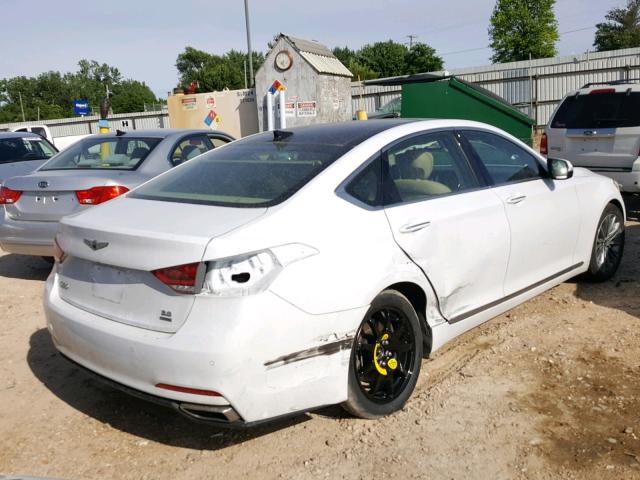 KMHGN4JE5HU171389 - 2017 HYUNDAI G80 WHITE photo 4