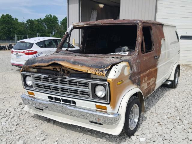 E14HHC28860 - 1976 FORD ECONO E100 BURN photo 2