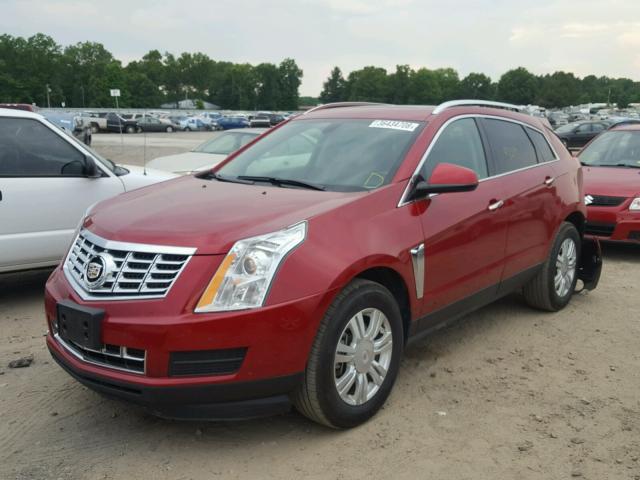 3GYFNBE30FS509267 - 2015 CADILLAC SRX LUXURY RED photo 2