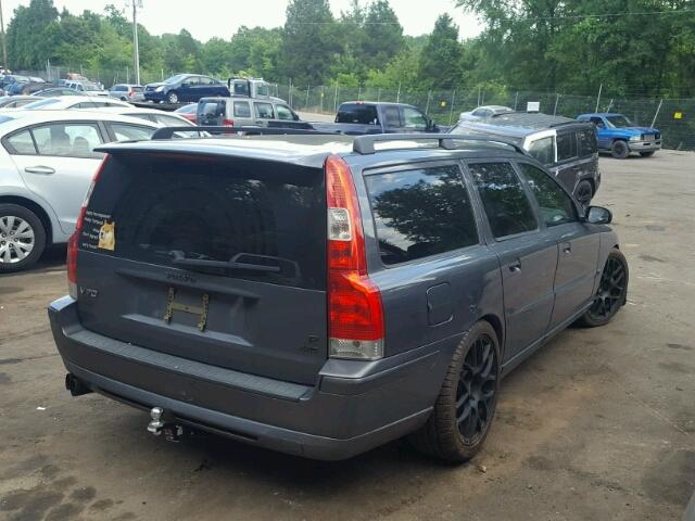 YV1SJ527762574924 - 2006 VOLVO V70 R CHARCOAL photo 4