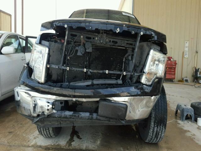 1FTRW12809KC90028 - 2009 FORD F150 SUPER BLACK photo 9