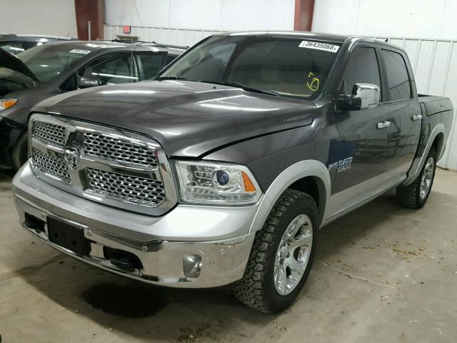 1C6RR7NT2FS682621 - 2015 RAM 1500 LARAM TWO TONE photo 2