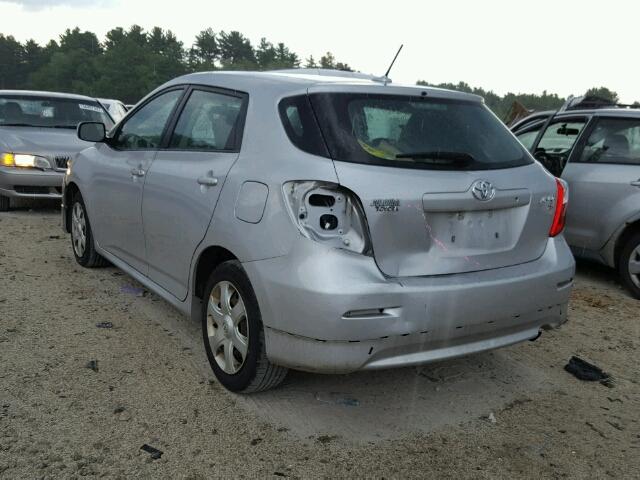 2T1KE40E69C010693 - 2009 TOYOTA COROLLA MA SILVER photo 3