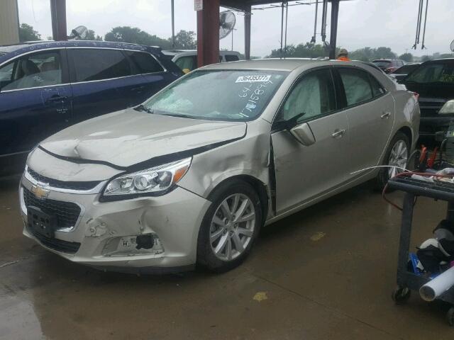 1G11E5SA8GF130729 - 2016 CHEVROLET MALIBU LIM 棕色 照片 2