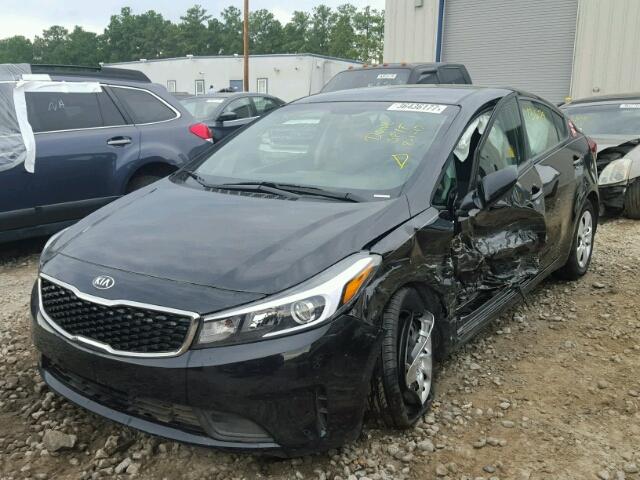 3KPFK4A71HE049959 - 2017 KIA FORTE BLACK photo 2