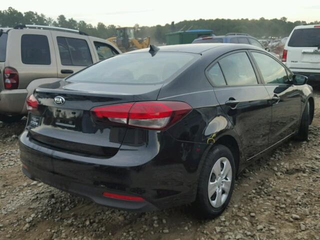 3KPFK4A71HE049959 - 2017 KIA FORTE BLACK photo 4