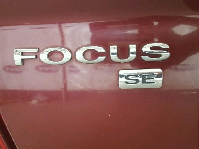 1FAFP34N37W288199 - 2007 FORD FOCUS BURGUNDY photo 10