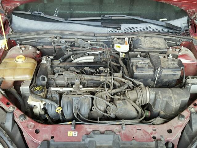 1FAFP34N37W288199 - 2007 FORD FOCUS BURGUNDY photo 7