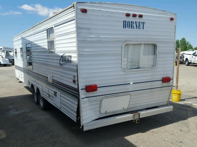 4YDT29H2117300332 - 2001 KEYSTONE HORNET WHITE photo 3