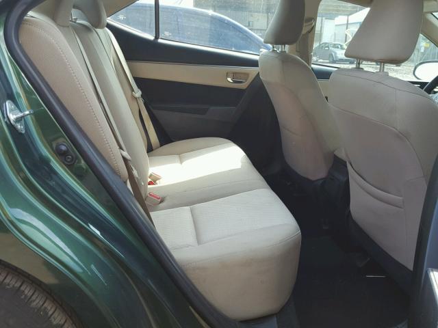 2T1BPRHE3EC126150 - 2014 TOYOTA COROLLA EC 绿色 照片 6