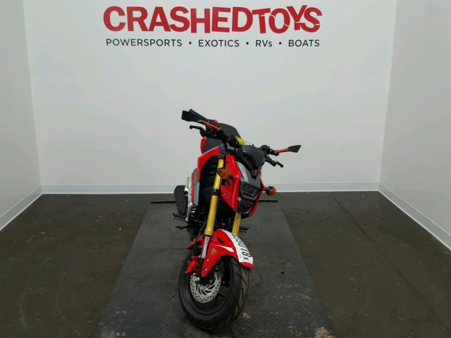 MLHJC7515J5004956 - 2018 HONDA GROM 125 RED photo 2