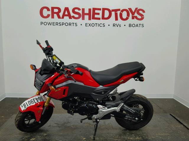 MLHJC7515J5004956 - 2018 HONDA GROM 125 RED photo 3