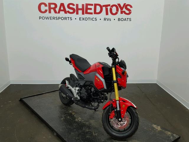 MLHJC7515J5004956 - 2018 HONDA GROM 125 RED photo 5