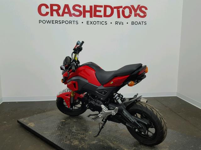 MLHJC7515J5004956 - 2018 HONDA GROM 125 RED photo 7