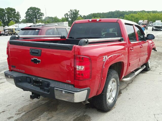 3GCRKTE34AG184958 - 2010 CHEVROLET SILVERADO RED photo 4