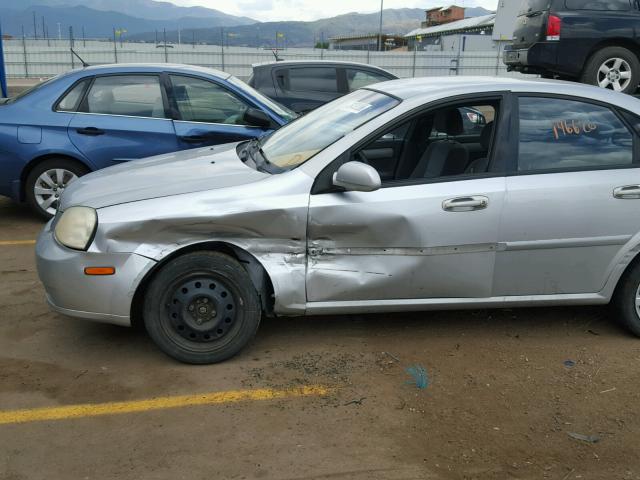 KL5JD56Z16K361848 - 2006 SUZUKI FORENZA SILVER photo 9