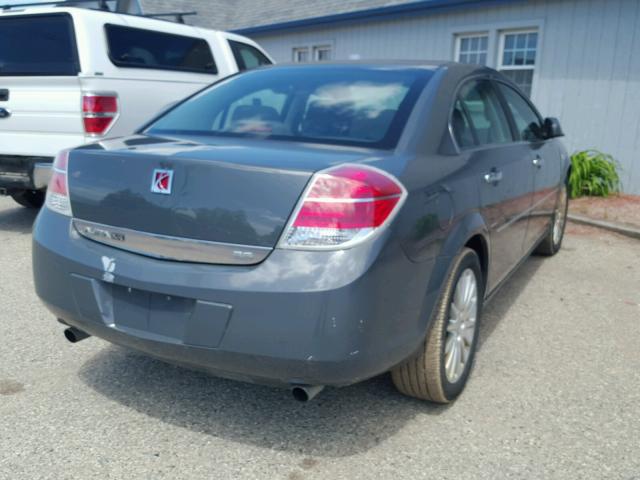 1G8ZV57798F109083 - 2008 SATURN AURA XR GRAY photo 4