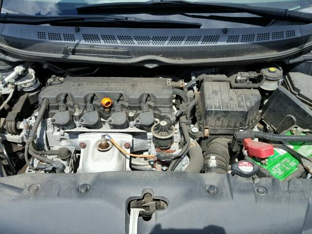 19XFA1F82AE020186 - 2010 HONDA CIVIC EX BLACK photo 7