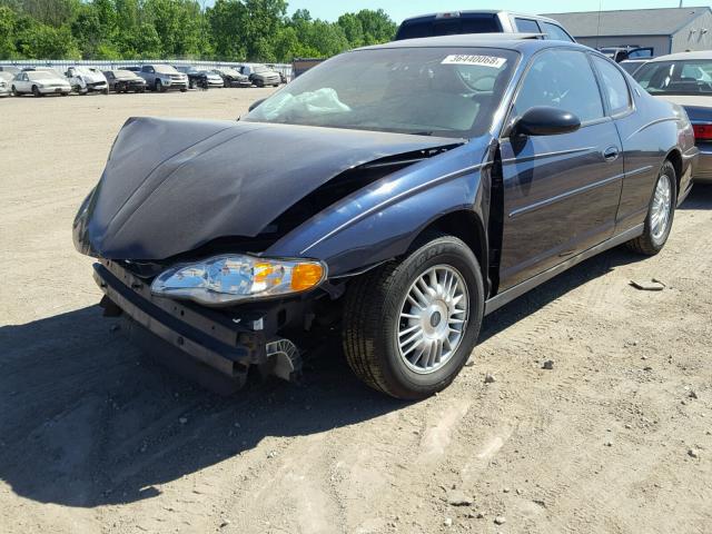 2G1WW12E7Y9313984 - 2000 CHEVROLET MONTE CARL 蓝色 照片 2