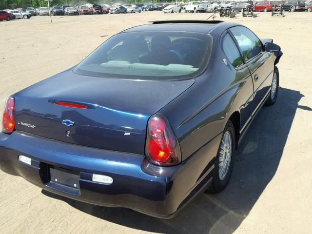 2G1WW12E7Y9313984 - 2000 CHEVROLET MONTE CARL 蓝色 照片 4