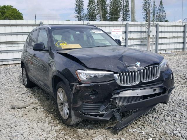 5UXWZ7C36H0X41648 - 2017 BMW X3 SDRIVE2 BLACK photo 1