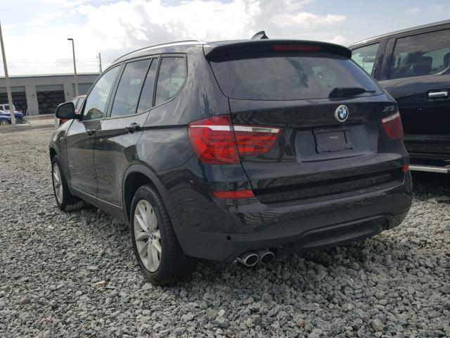 5UXWZ7C36H0X41648 - 2017 BMW X3 SDRIVE2 BLACK photo 3