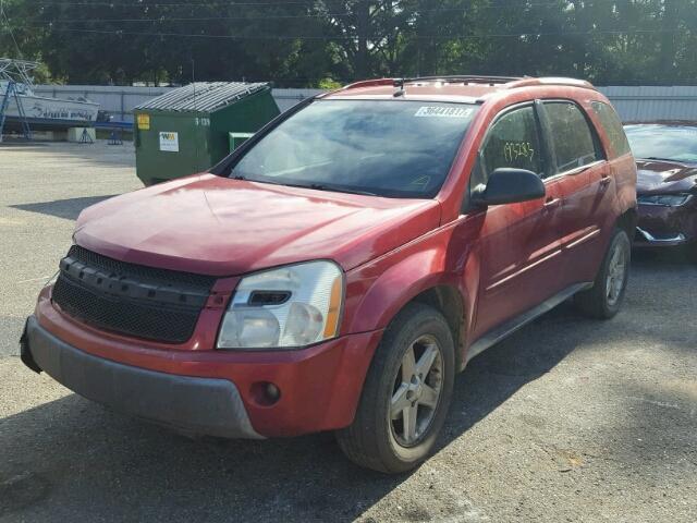 2CNDL63F156073027 - 2005 CHEVROLET EQUINOX LT MAROON photo 2