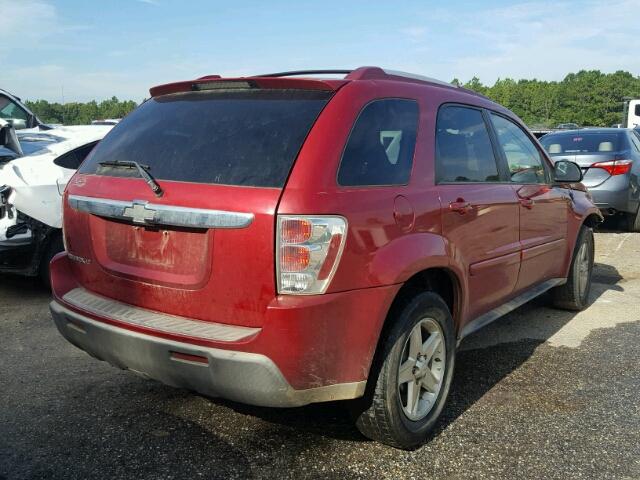 2CNDL63F156073027 - 2005 CHEVROLET EQUINOX LT MAROON photo 4